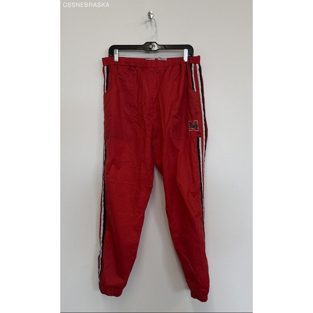 Red Oak Nebraska Haskers State Side Stripe Athletic‎ Pants - Size M